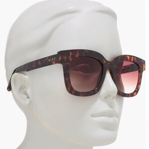 NEW DIFF Makay Tortoise Shell Sunglasses